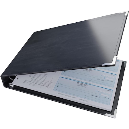 Davis Group 3up US Check Binder - Black 3UPAM-01